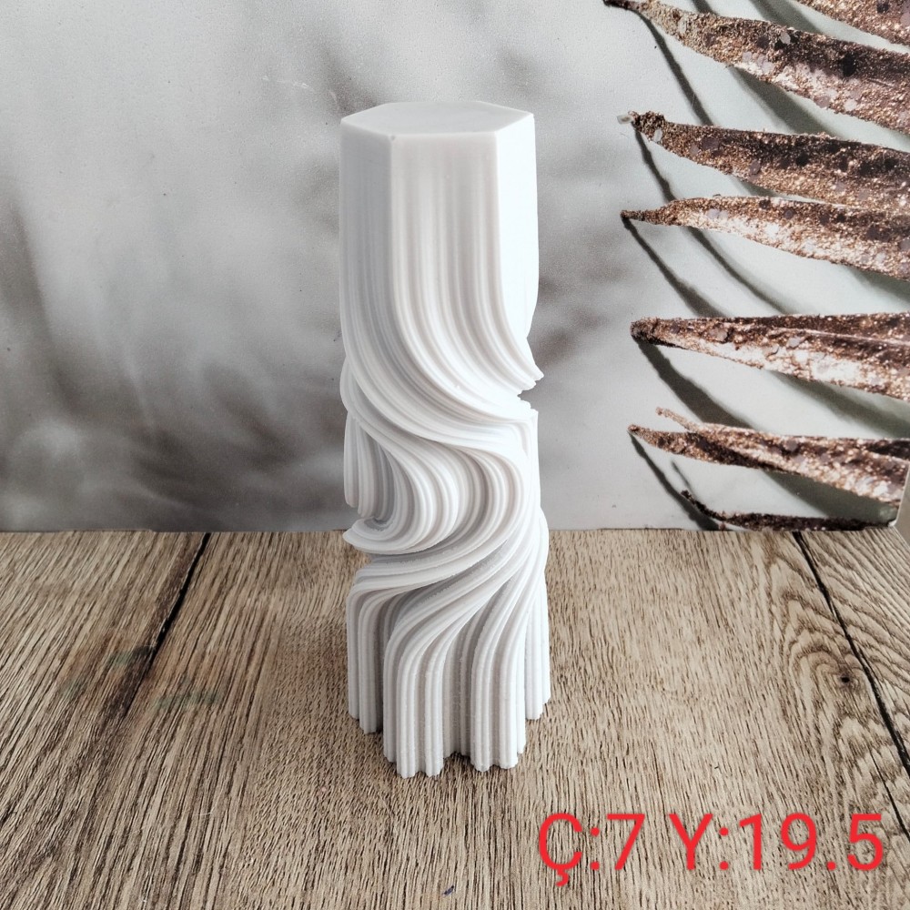 YY4997 Kıvrımlı Spiral Modern Vazo Silikon Kalıp • El Yapımı Estetik Dekor ve Özel Günler için Hediye Seçeneği! YY4997 Kıvrımlı Spiral Modern Vazo Silikon Kalıp • El Yapımı Estetik Dekor ve Özel Günler için Hediye Seçeneği!